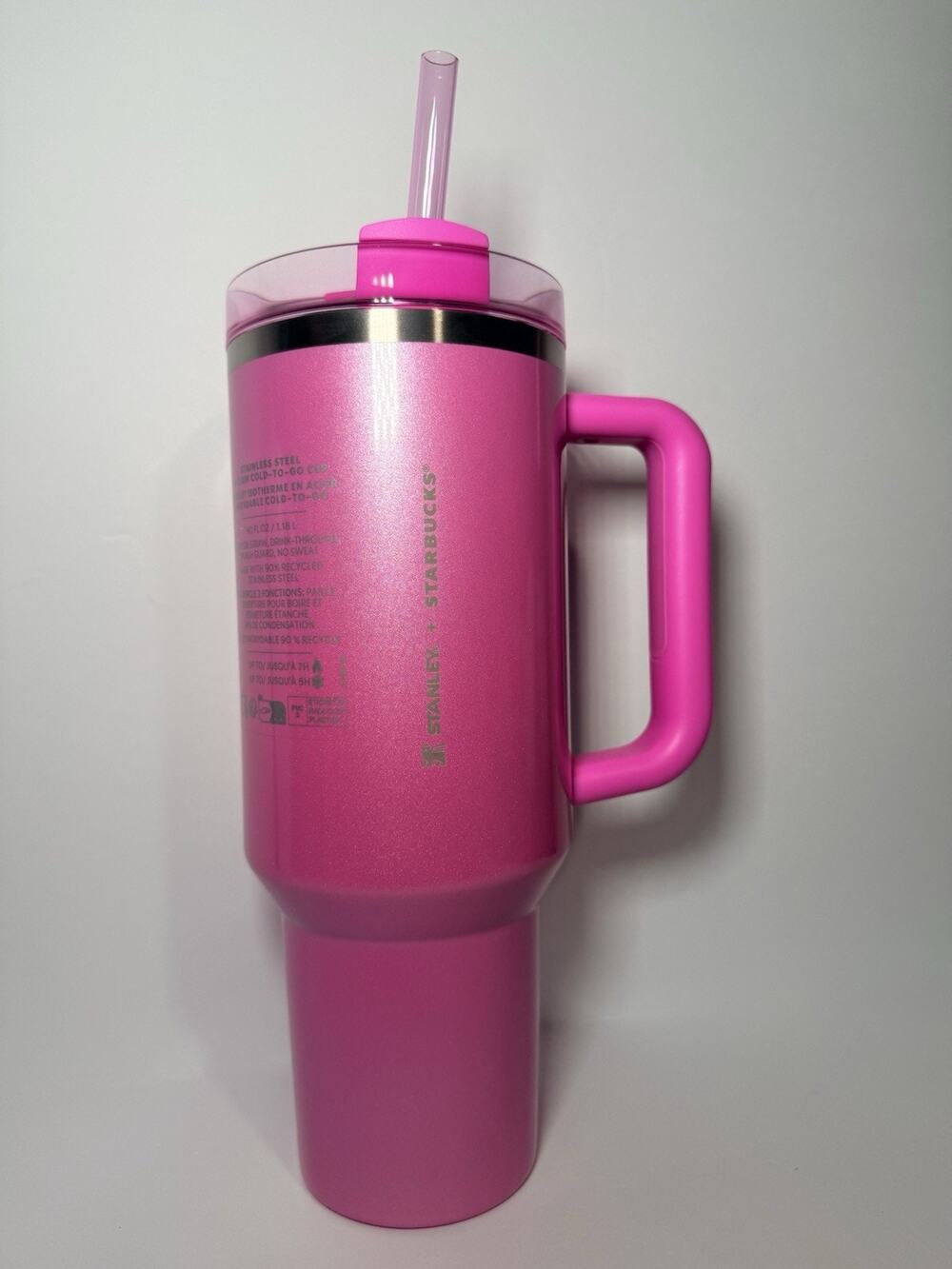 Stanley X Starbucks 2024 Exclusive EU Release WINTER PINK 40oz Tumbler BNWT